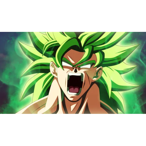 Broly Super Saiyan Green  Mouse Pad (Desk Mat)