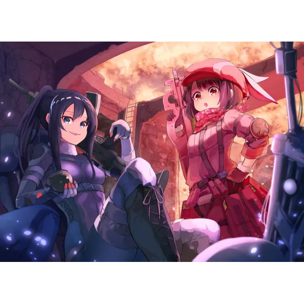 Sword Art Online Alternative: Gun Gale Online  Mouse Pad (Desk Mat)