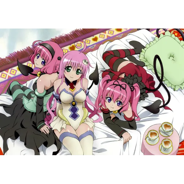 Anime To Love-Ru Mouse Pad (Desk Mat)