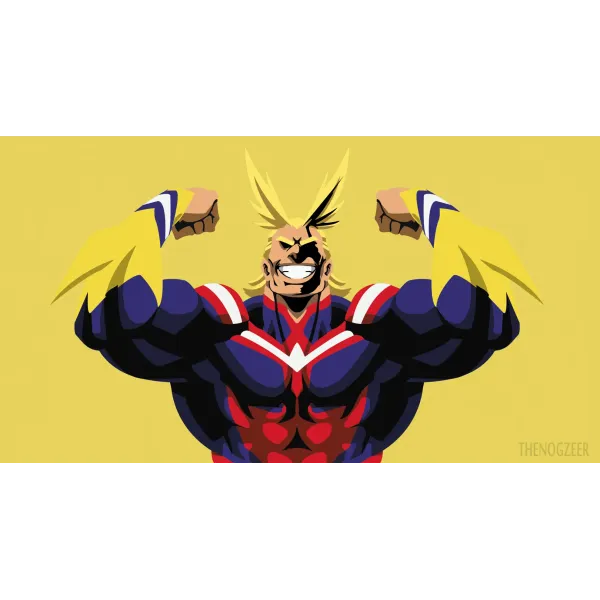 ALL MIGHT minimalist  Mouse Pad (Desk Mat)