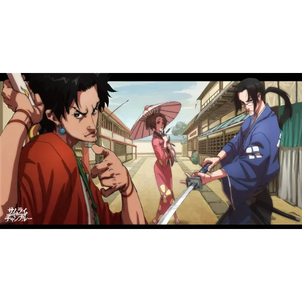 Anime Samurai Champloo Mouse Pad (Desk Mat)