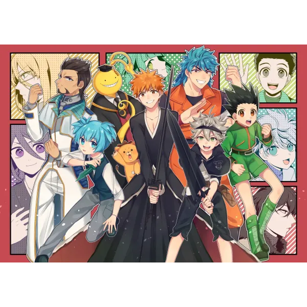 Anime Crossover  Mouse Pad (Desk Mat)