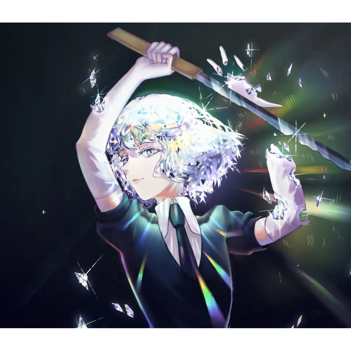 Anime Houseki no Kuni  Mouse Pad (Desk Mat)