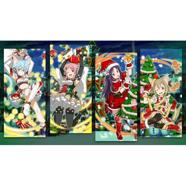 Memory Defrag - Fairy Santa Banner  Mouse Pad (Desk Mat)