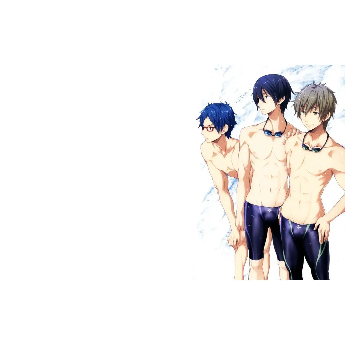 Free! Makoto Tachibana, Haruka Nanase  Mouse Pad (Desk Mat)