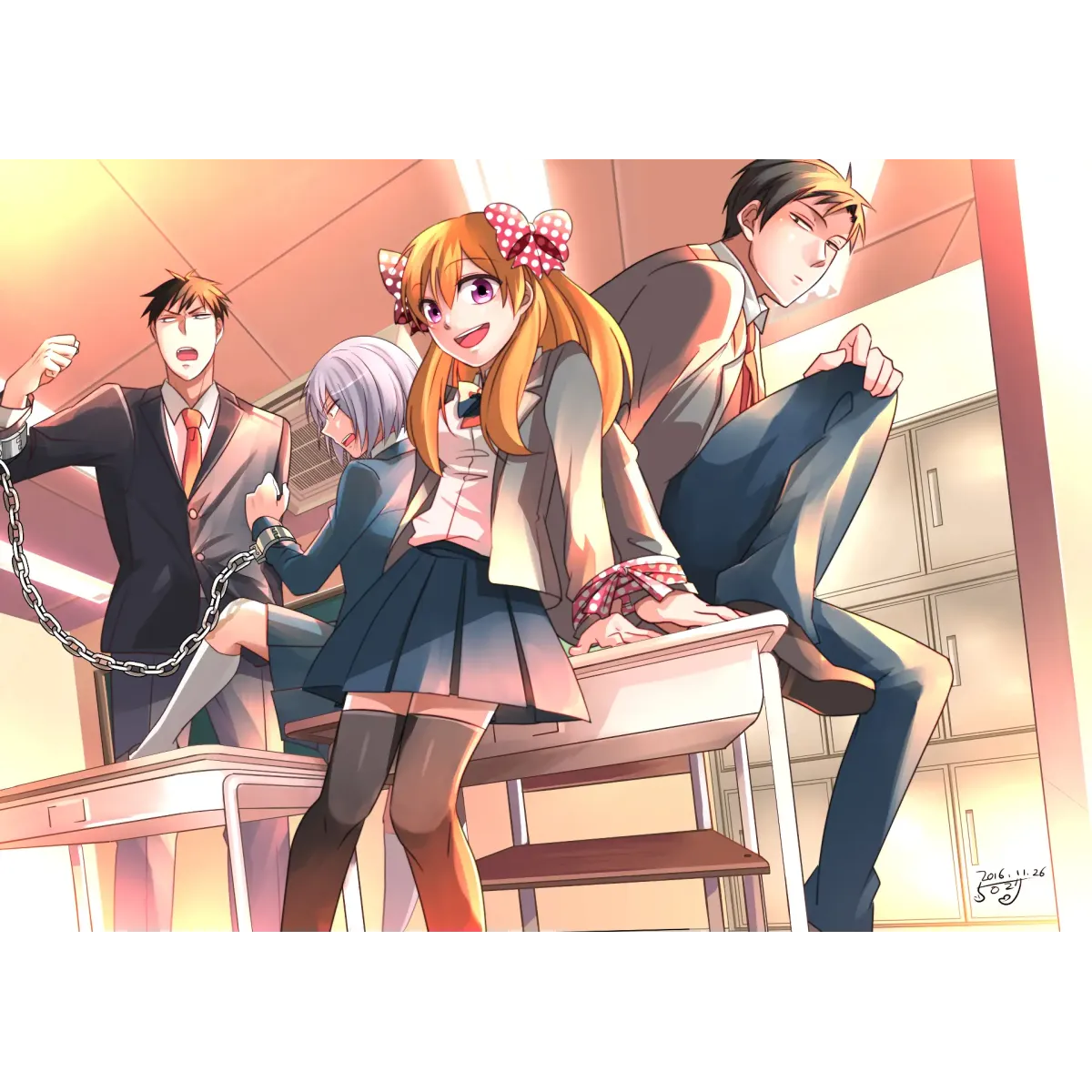 Anime Monthly Girls' Nozaki-kunr Mouse Pad (Desk Mat)