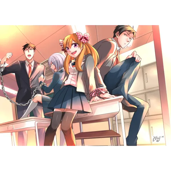 Anime Monthly Girls' Nozaki-kunr Mouse Pad (Desk Mat)