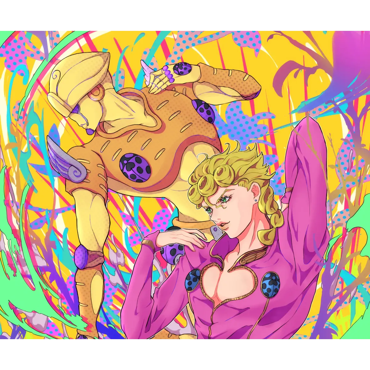 Anime Jojo's Bizarre Adventure  Mouse Pad (Desk Mat)