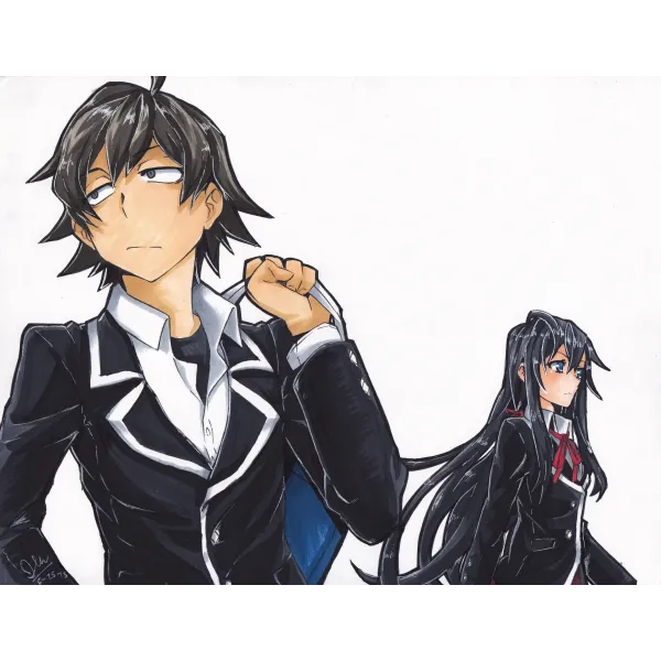 Anime My Teen Romantic Comedy SNAFU  Mouse Pad (Desk Mat)