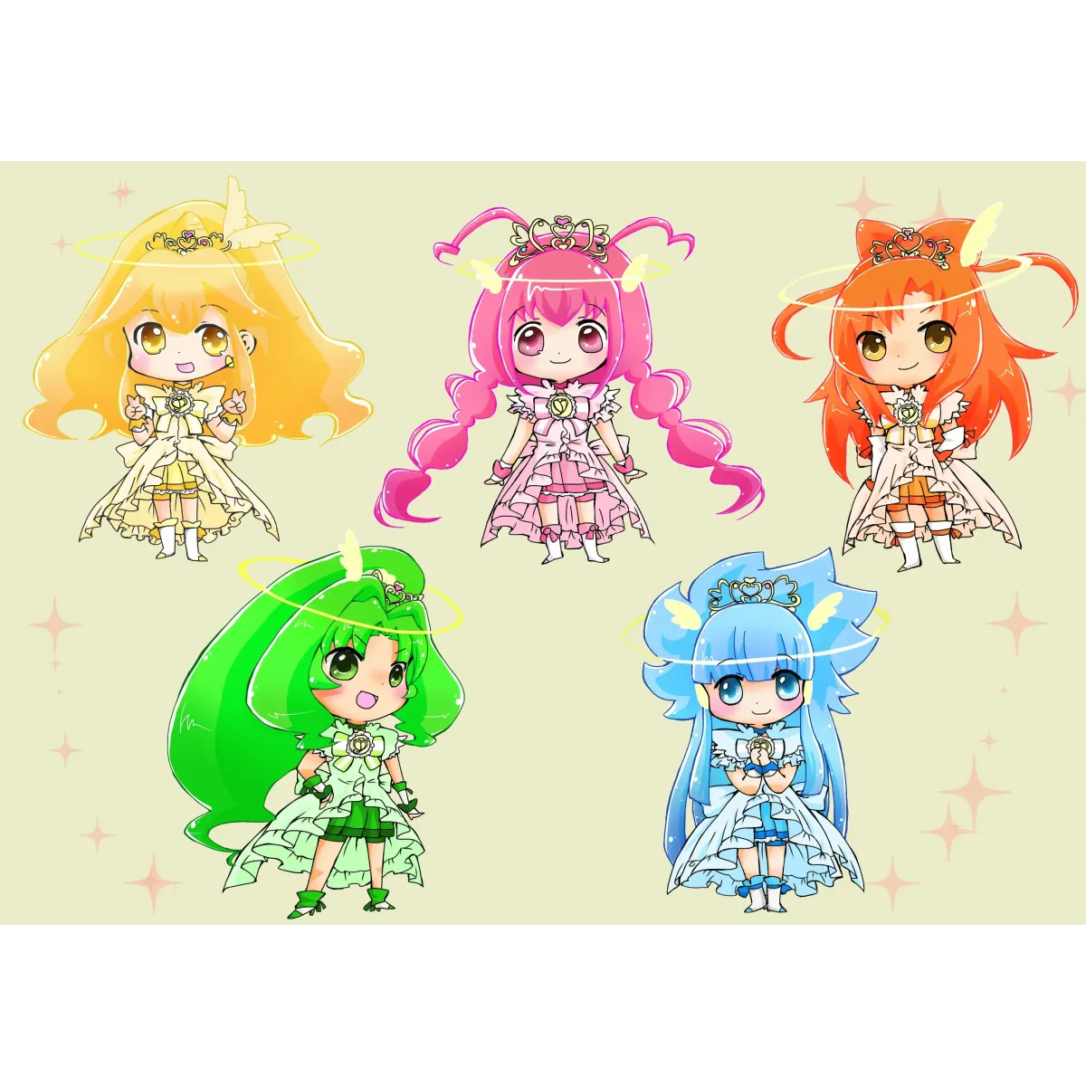 Anime Smile Precure! Mouse Pad (Desk Mat)