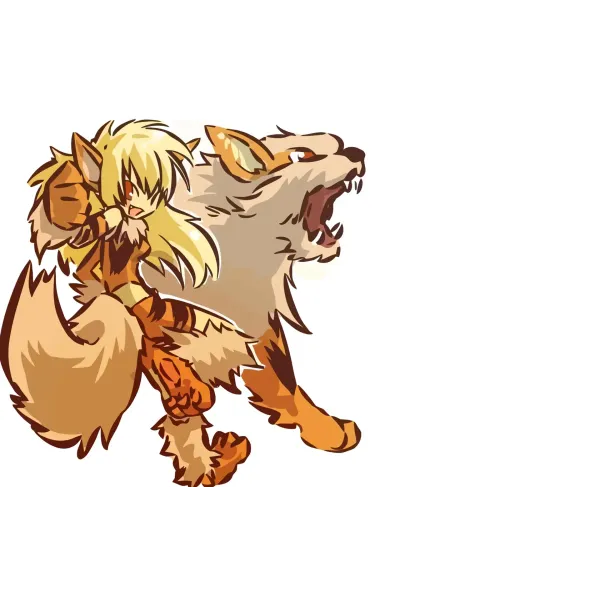 Arcanine Moemon  Mouse Pad (Desk Mat)