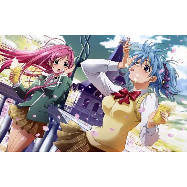 Anime Rosario + Vampire Mouse Pad (Desk Mat)