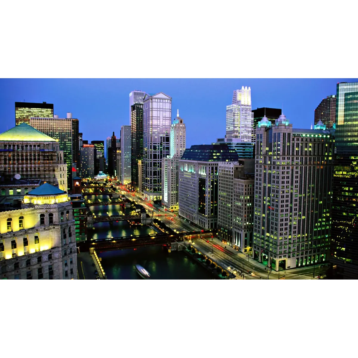 Man Made Chicago Mouse Pad (Desk Mat)