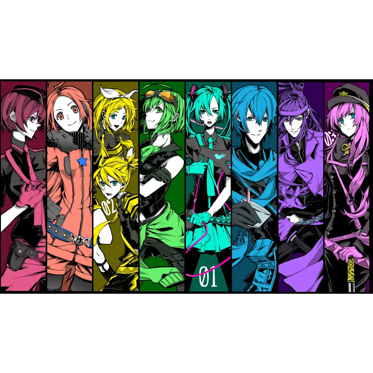 Anime Vocaloid  Mouse Pad (Desk Mat)