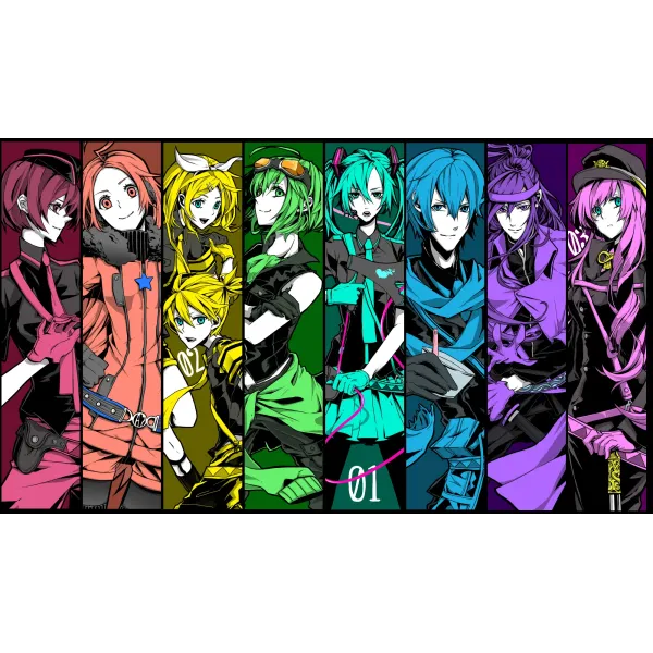 Anime Vocaloid  Mouse Pad (Desk Mat)