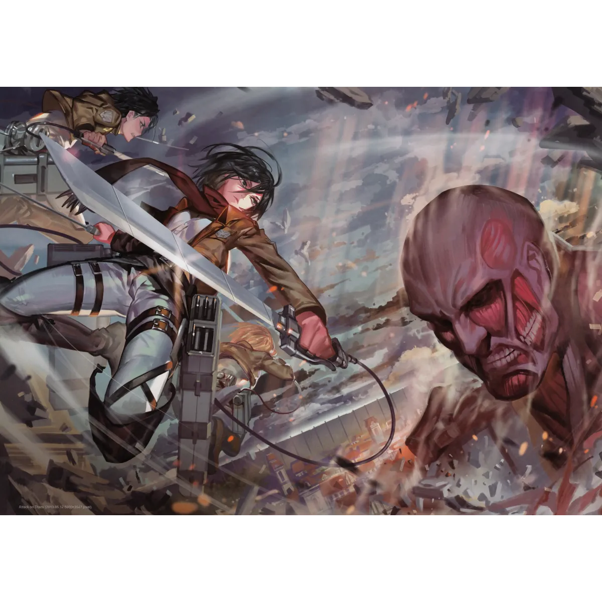 Anime Attack On Titan  Mouse Pad (Desk Mat)