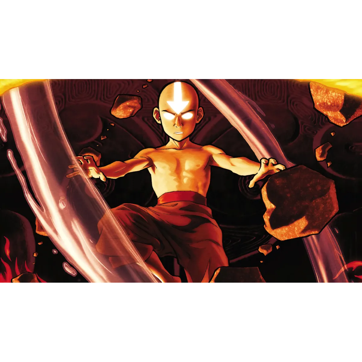 Aang Delivers Judgement  Mouse Pad (Desk Mat)