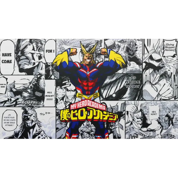 All Might Manga Mouse Pad (Desk Mat)