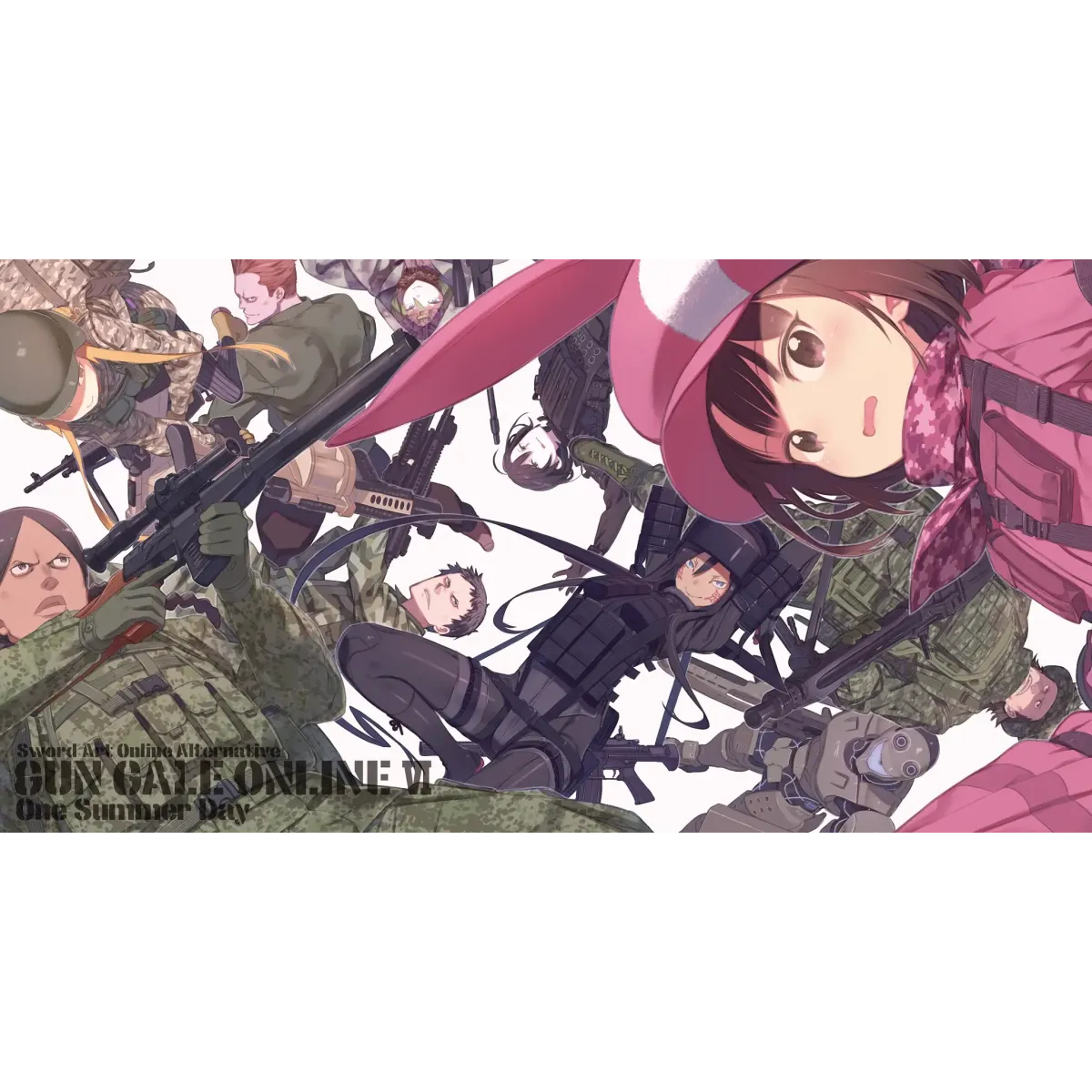 Sword Art Online Alternative: Gun Gale Online  Mouse Pad (Desk Mat)