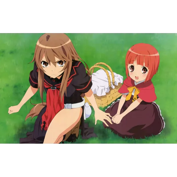 Anime Ookami-san to Shichinin no Nakama-tachi Mouse Pad (Desk Mat)