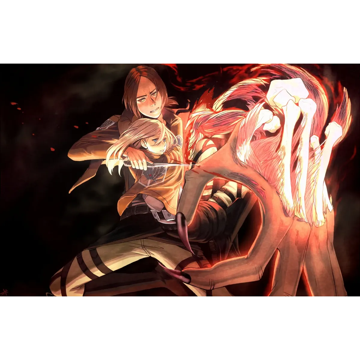 Anime Attack On Titan  Mouse Pad (Desk Mat)