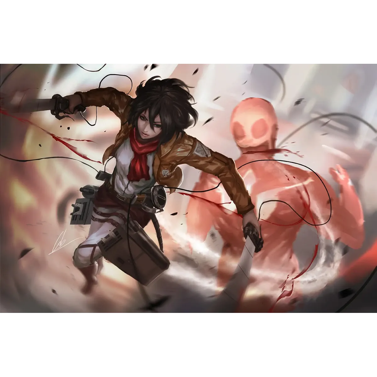 Anime Attack On Titan  Mouse Pad (Desk Mat)