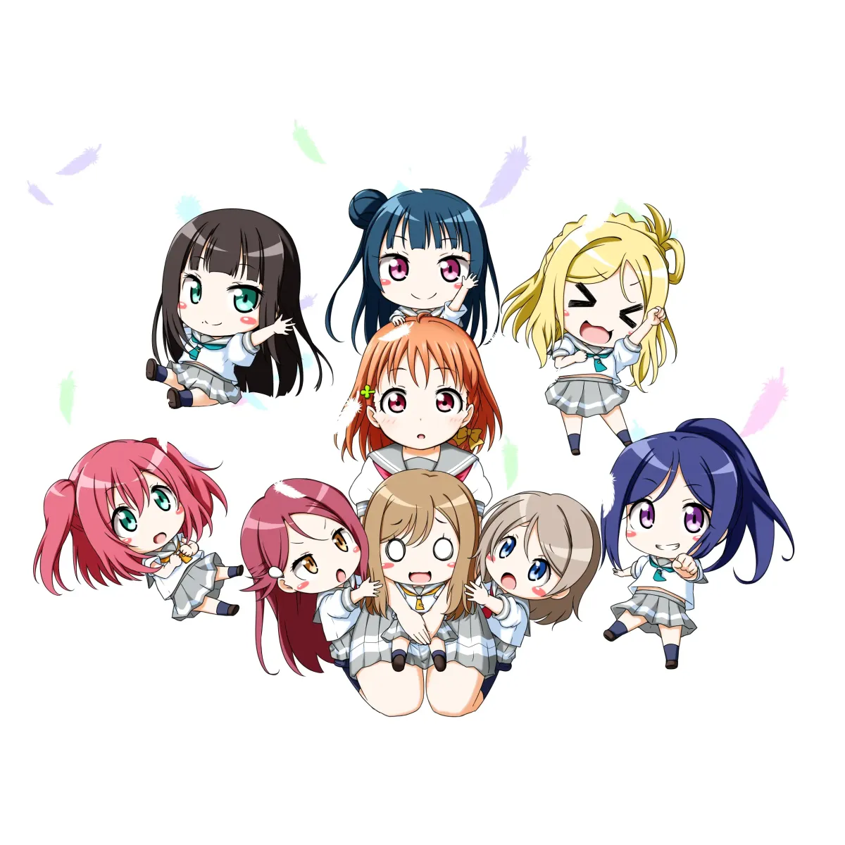 Anime Love Live! Sunshine!!  Mouse Pad (Desk Mat)