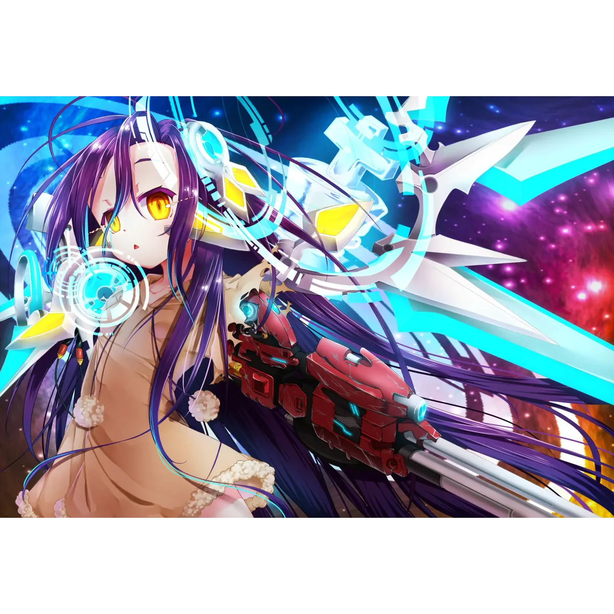 Anime No Game No Life  Mouse Pad (Desk Mat)