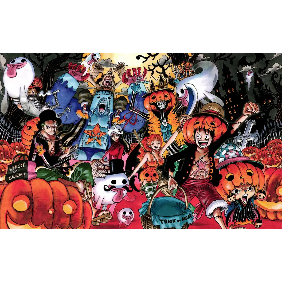 Anime Halloween  Mouse Pad (Desk Mat)