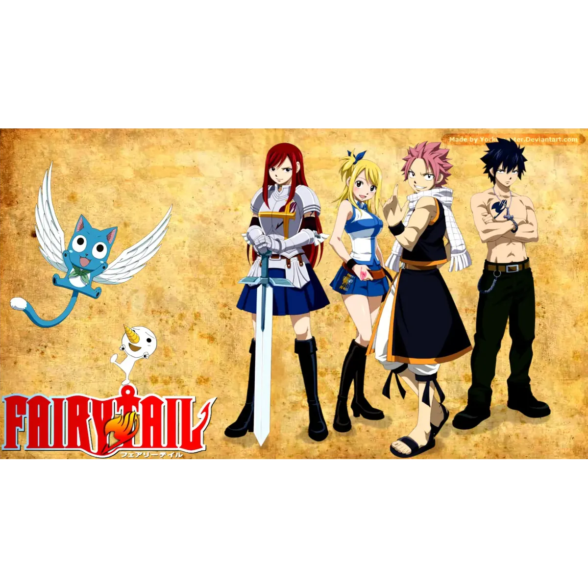 Anime Fairy Tail  Mouse Pad (Desk Mat)