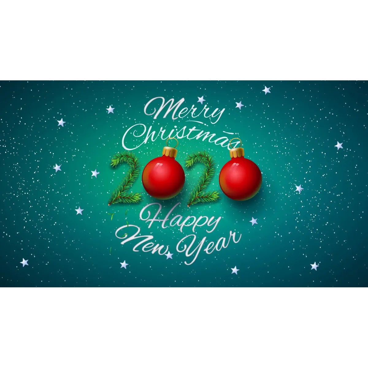 Merry Christmas and Happy New Year Mouse Pad (Desk Mat)