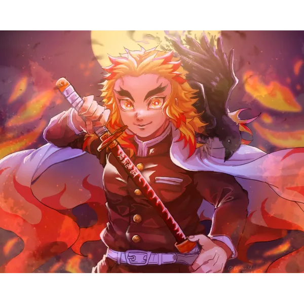 Demon Slayer: Kimetsu no Yaiba  Mouse Pad (Desk Mat)