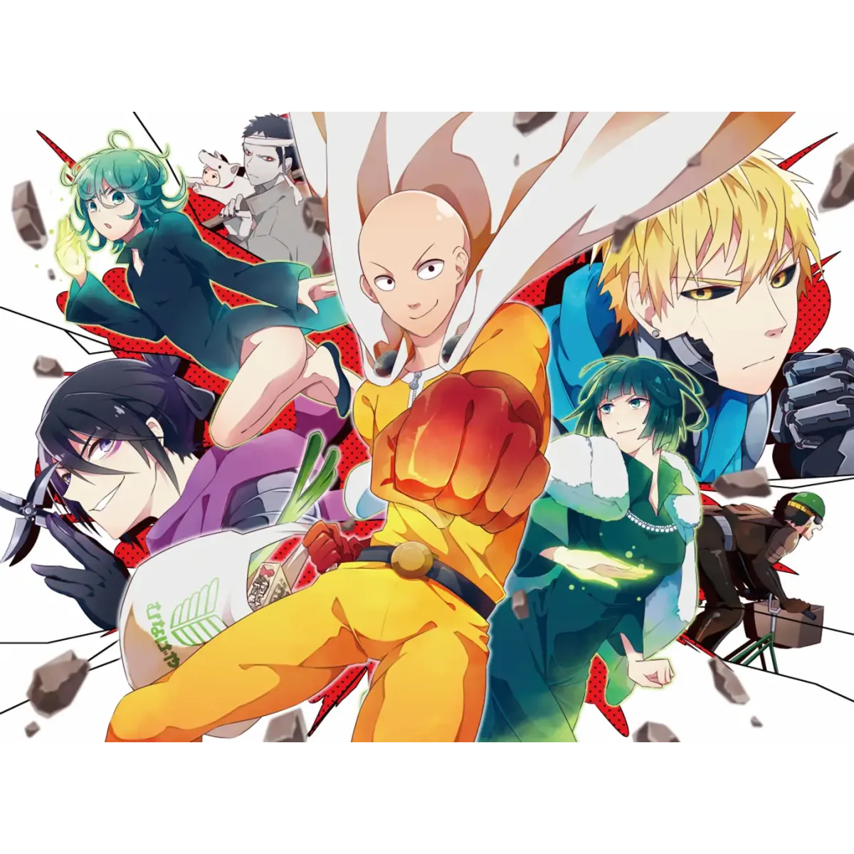 Anime One-Punch Man Mouse Pad (Desk Mat)