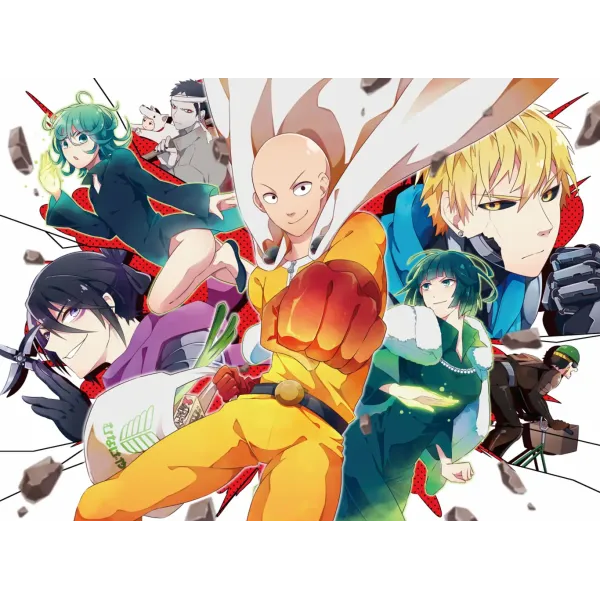 Anime One-Punch Man Mouse Pad (Desk Mat)