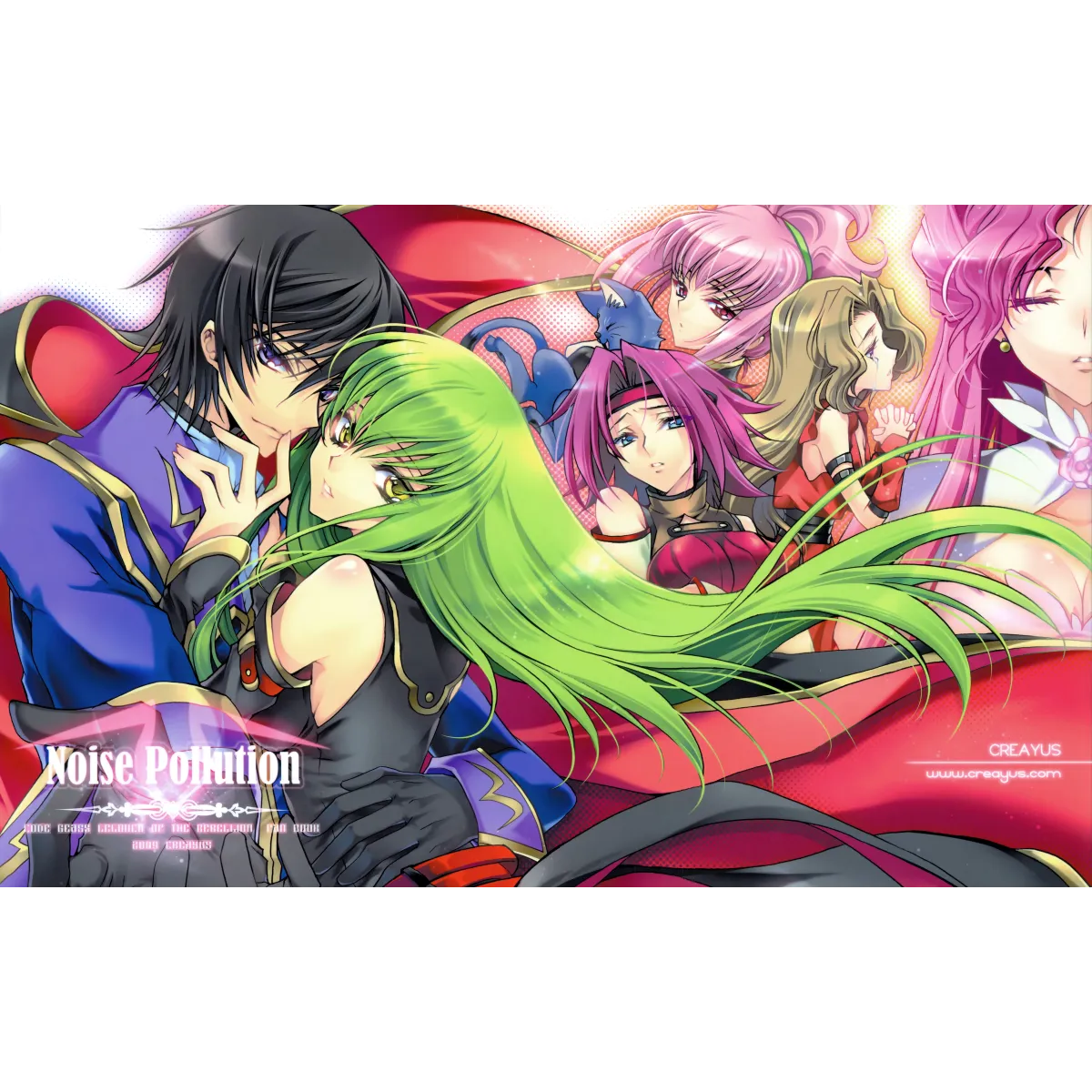 Anime Code Geass Mouse Pad (Desk Mat)