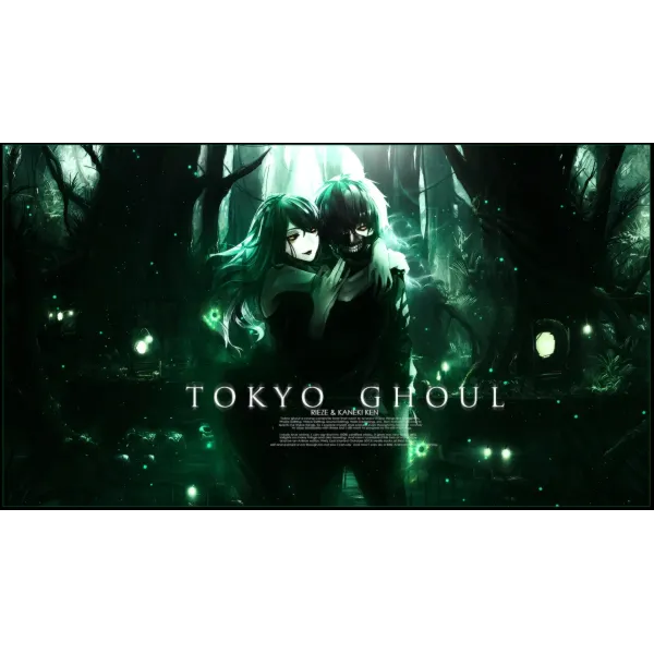 Anime Tokyo Ghoul  Mouse Pad (Desk Mat)