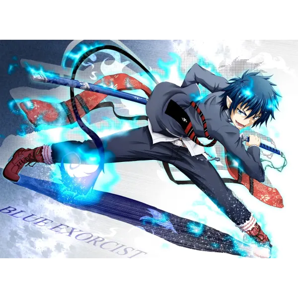 Anime Blue Exorcistr Mouse Pad (Desk Mat)