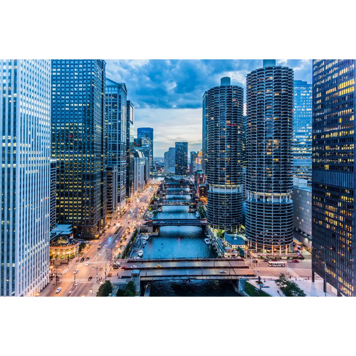 Man Made Chicago Mouse Pad (Desk Mat)