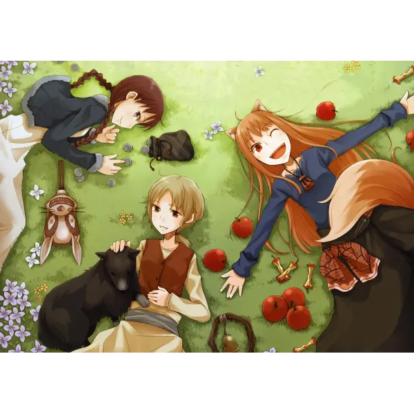 Spice And Wolf  Mouse Pad (Desk Mat)