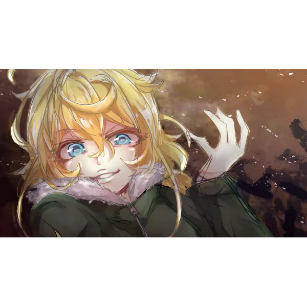 Anime Youjo Senki Mouse Pad (Desk Mat)