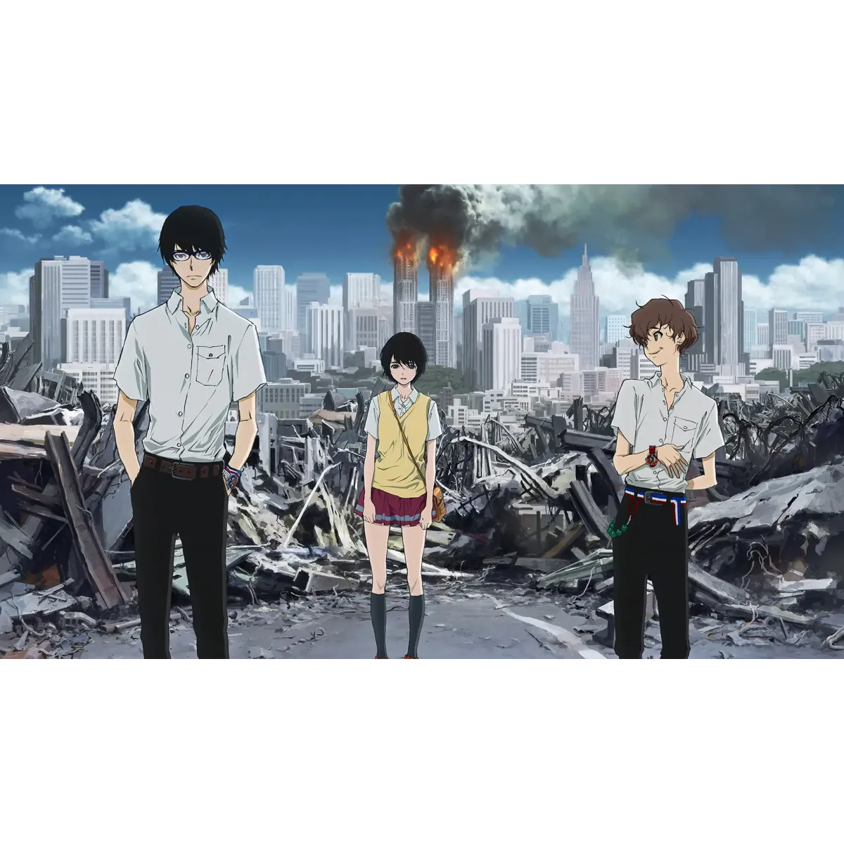 Anime Zankyou no Terror Mouse Pad (Desk Mat)