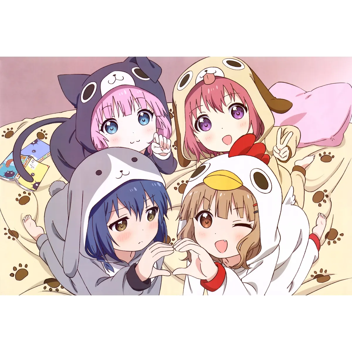 Yuru Yuri  Mouse Pad (Desk Mat)