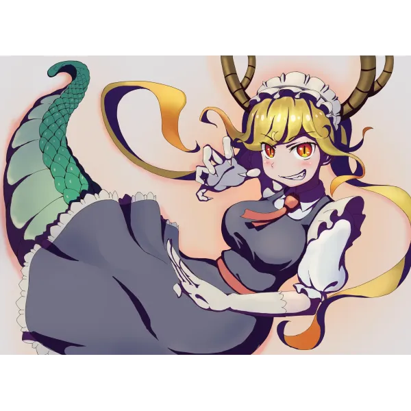 Anime Miss Kobayashi's Dragon Maid  Mouse Pad (Desk Mat)