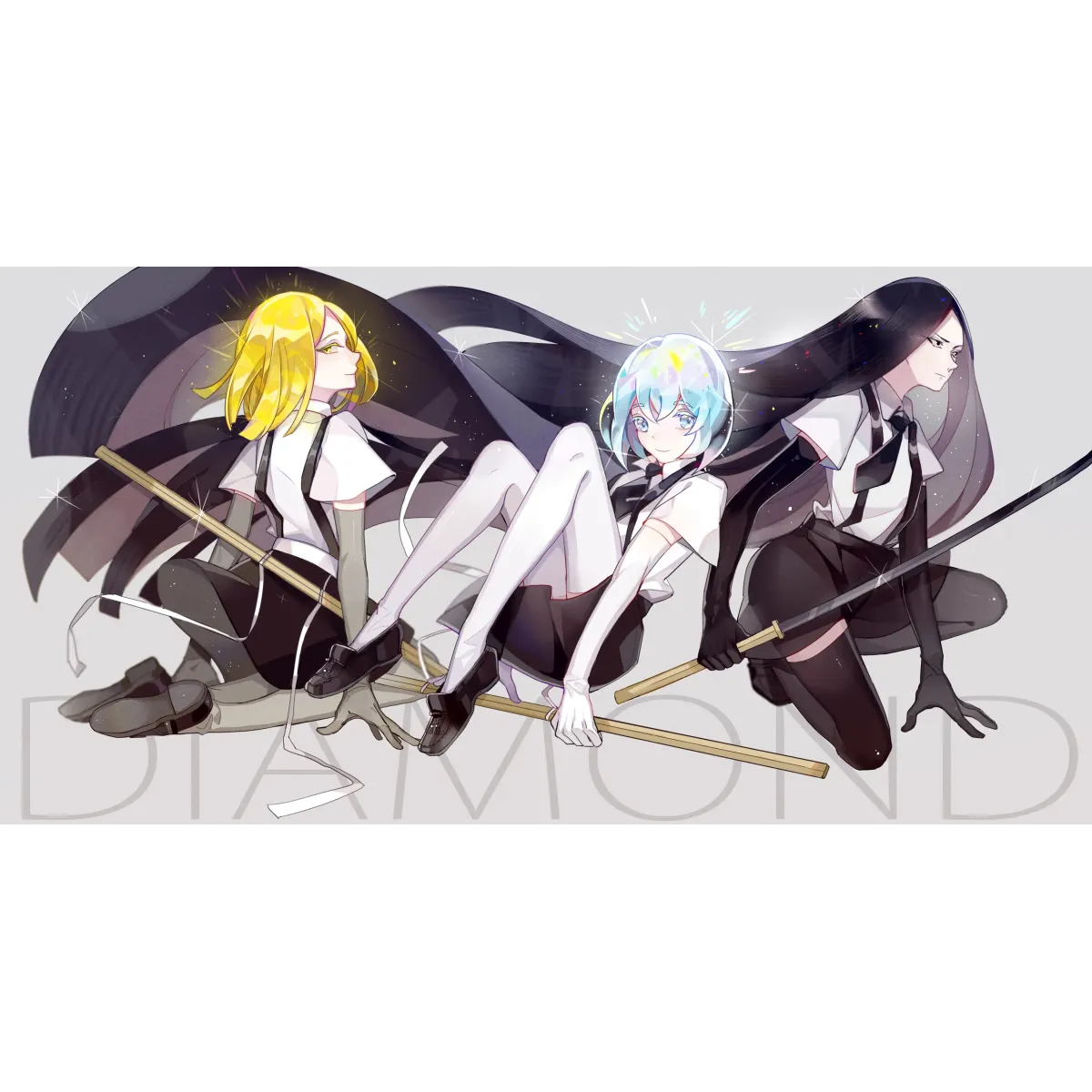 Anime Houseki no Kuni  Mouse Pad (Desk Mat)