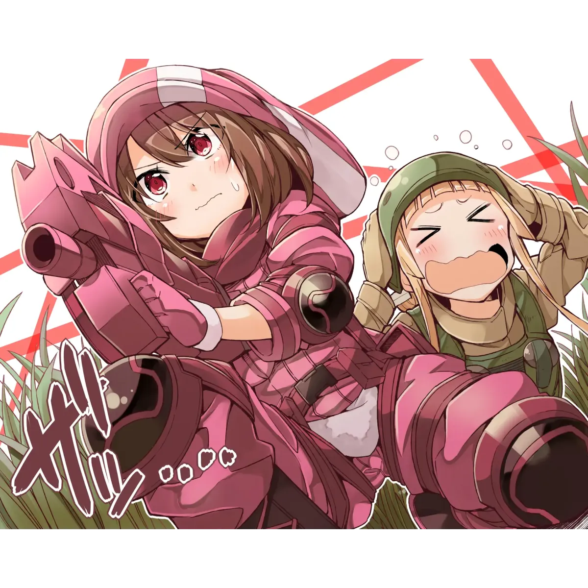 Sword Art Online Alternative: Gun Gale Online  Mouse Pad (Desk Mat)