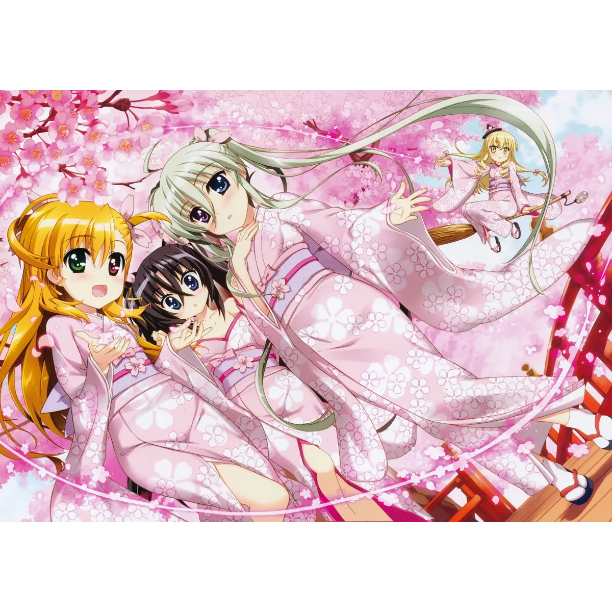 Anime Magical Girl Lyrical Nanoha  Mouse Pad (Desk Mat)