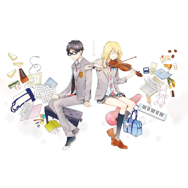 Anime Your Lie in April  Mouse Pad (Desk Mat)