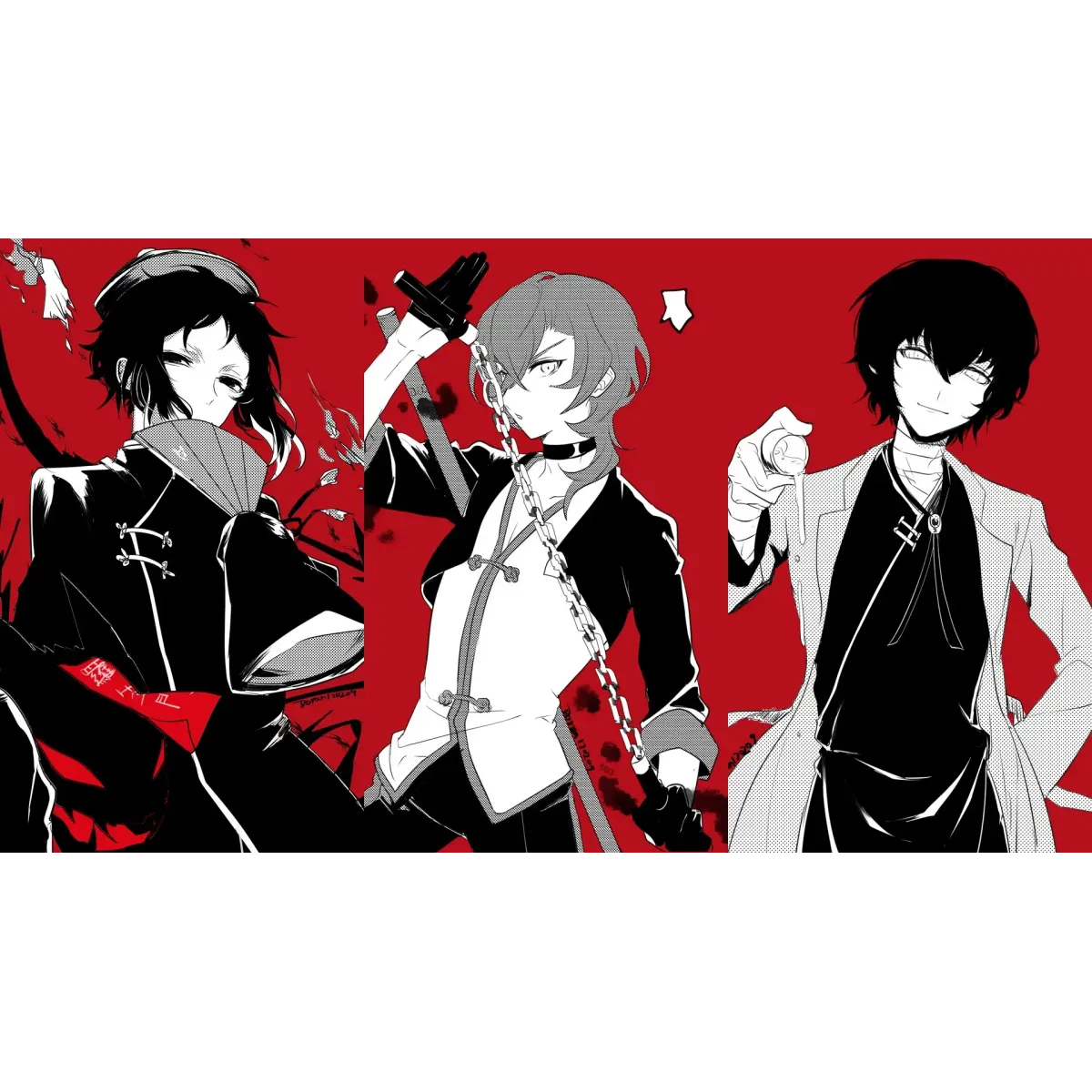 Anime Bungou Stray Dogs Mouse Pad (Desk Mat)