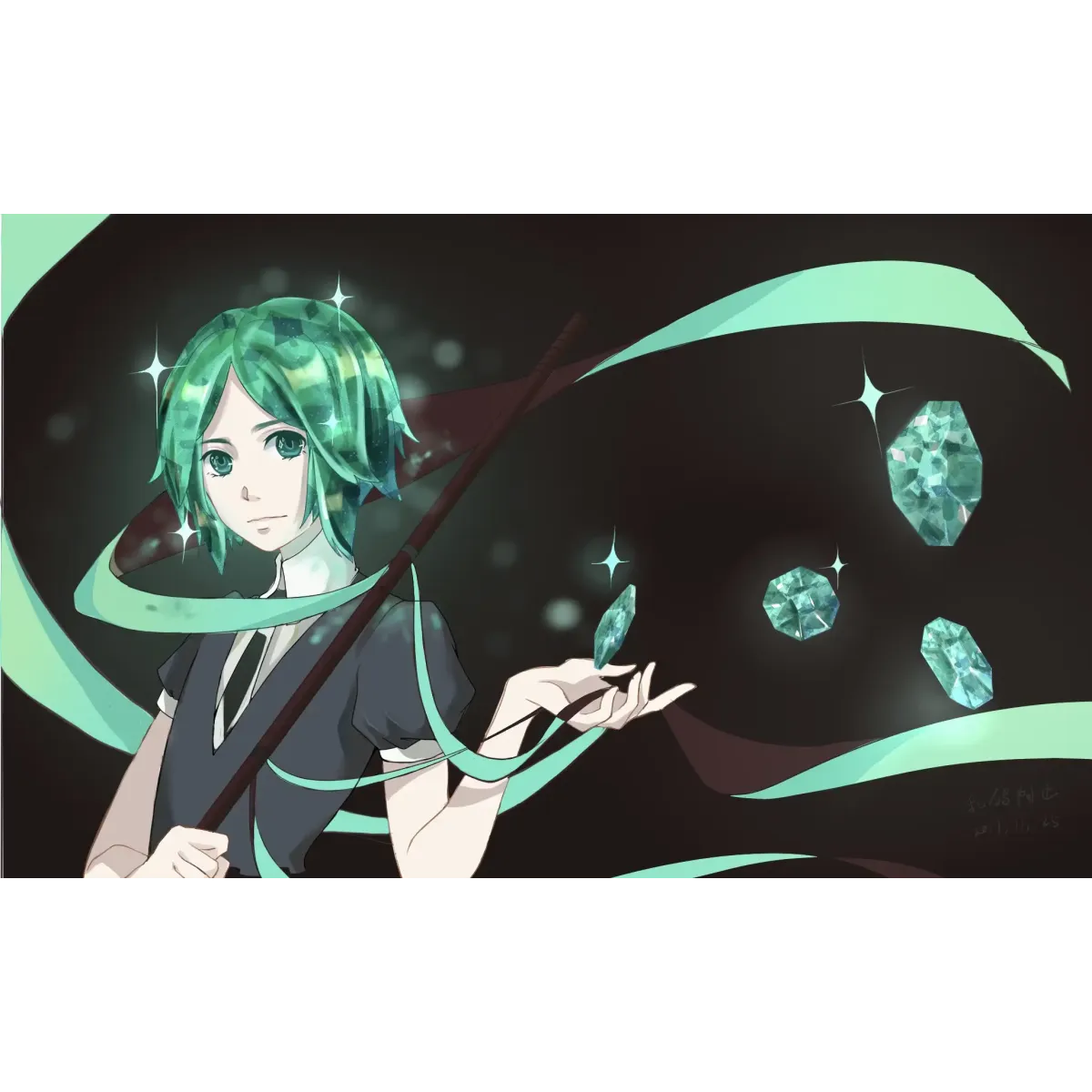 Anime Houseki no Kuni  Mouse Pad (Desk Mat)