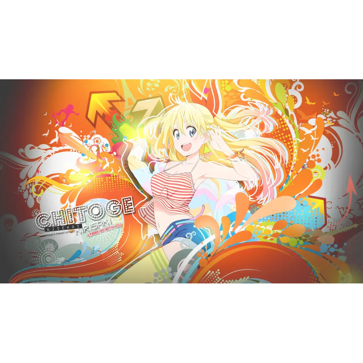 Nisekoi Chitoge Kirisaki  Mouse Pad (Desk Mat)